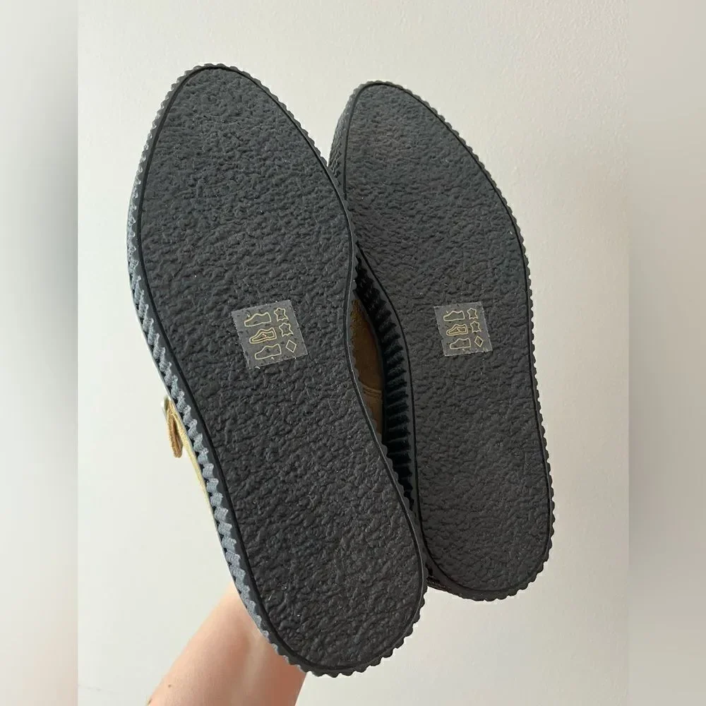 Re/Done NEW Suede platform shoes Size 36